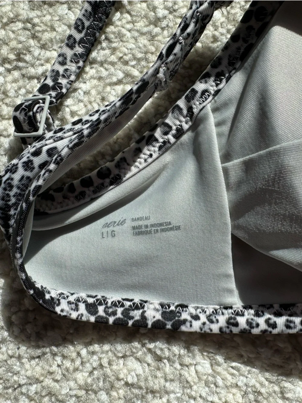 Women’s Aerie Black & White Snake Print‎ Bikini
